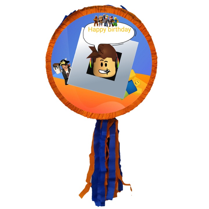 Pinata roblox, bat inclus si 10 jucarii surpriza