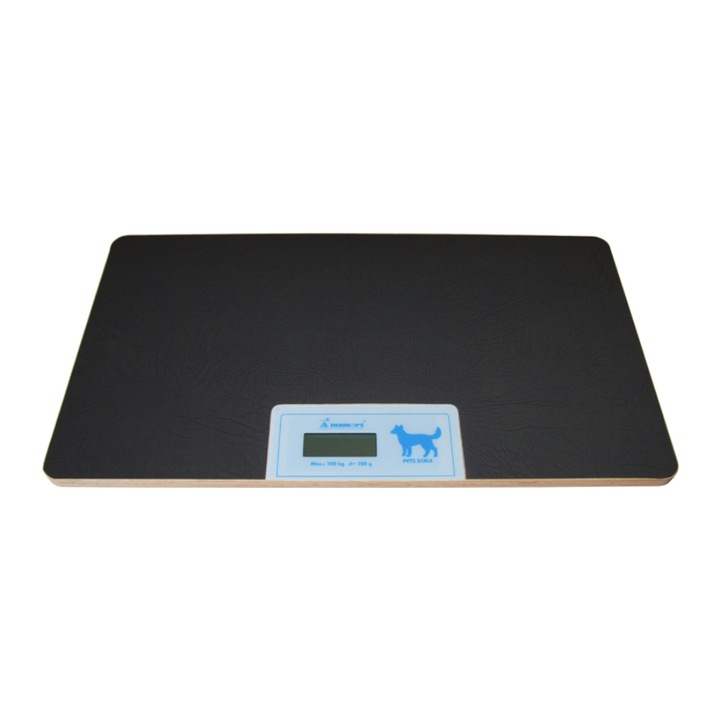 Електронна везна Momert 6680, Голяма платформа 355 x 635 mm, 100 kg, Син