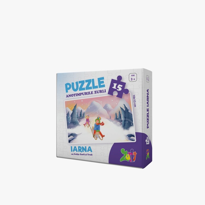 Puzzle Zurli Seasons Zurli - Tél - 15 db