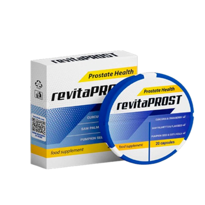 Supliment pentru prostata, Revitaprost, 20 capsule, Prostate Health
