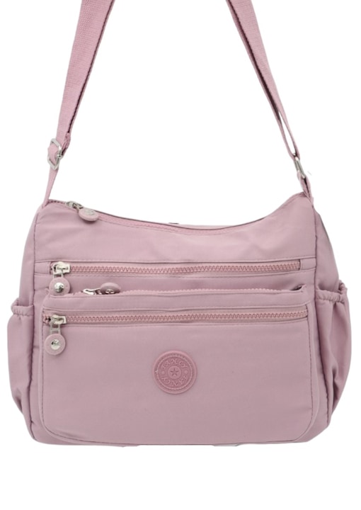 Дамска чанта 28x20x14 см, добре разделена светла N53 люляк