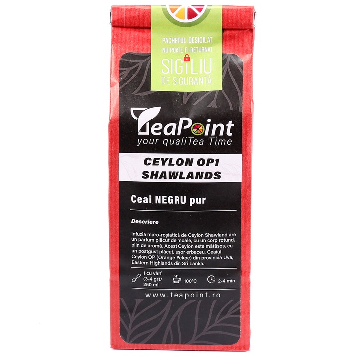 Ceai Negru, Ceylon OP 1 Shawlands, Tea Point, 100 gr
