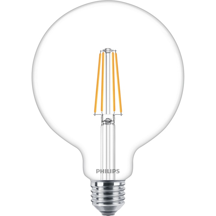 LED лампа глобус Philips MASTER VLE LEDBulb, D, 5.9-60W, 927, E27, G120, CLG