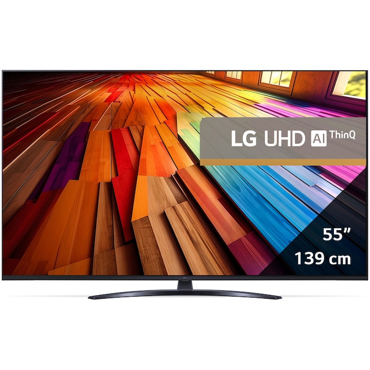 Телевизор LG LED 55UT81003LA, 55" (139 см), Smart, 4K Ultra HD, Клас G (Модел 2024)