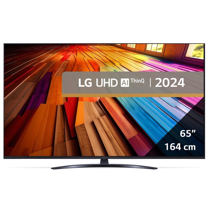 Телевизор LG LED 65UT81003LA, 65" (164 см), Smart, 4K Ultra HD, Клас F (Модел 2024)