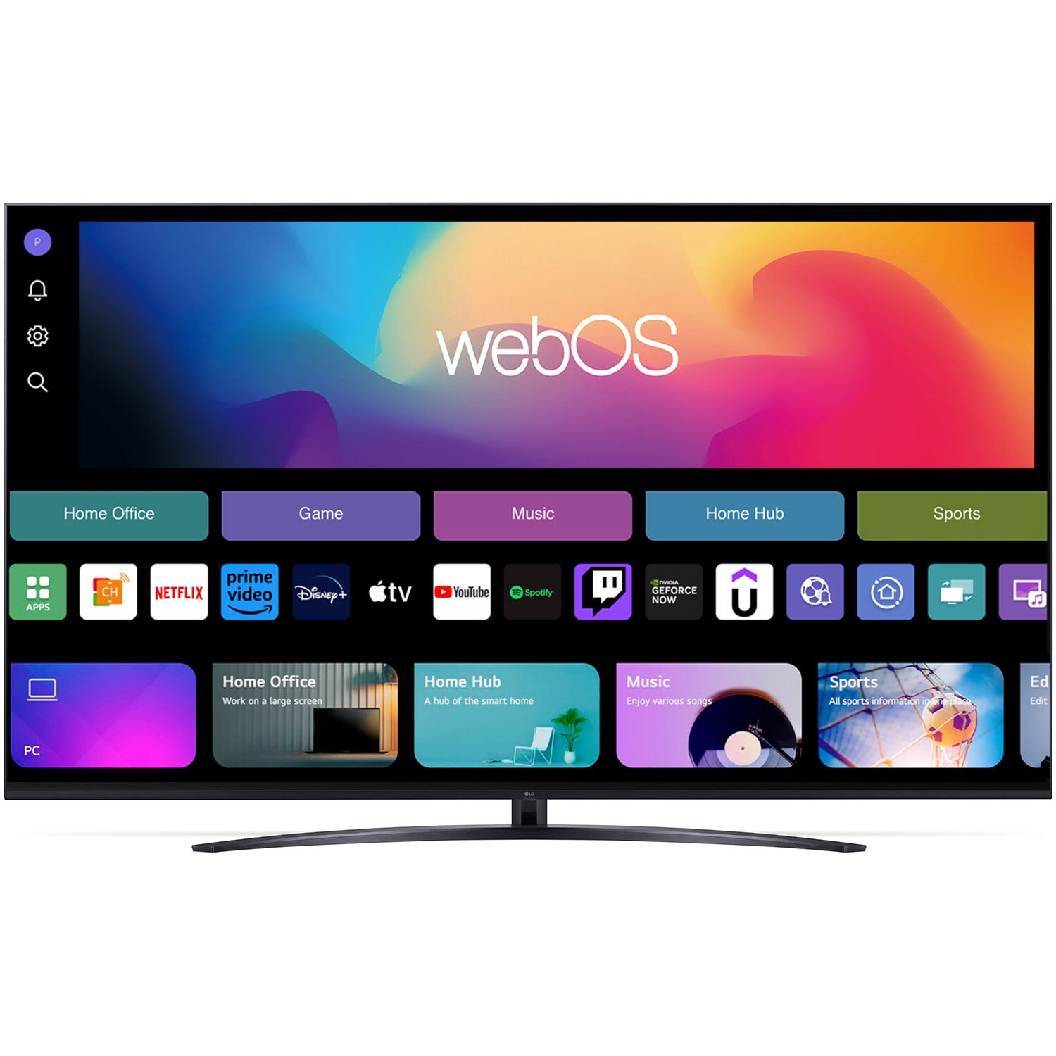 Televizor LG LED 86UT81003LA, 218 cm, Smart, 4K Ultra HD, Clasa F