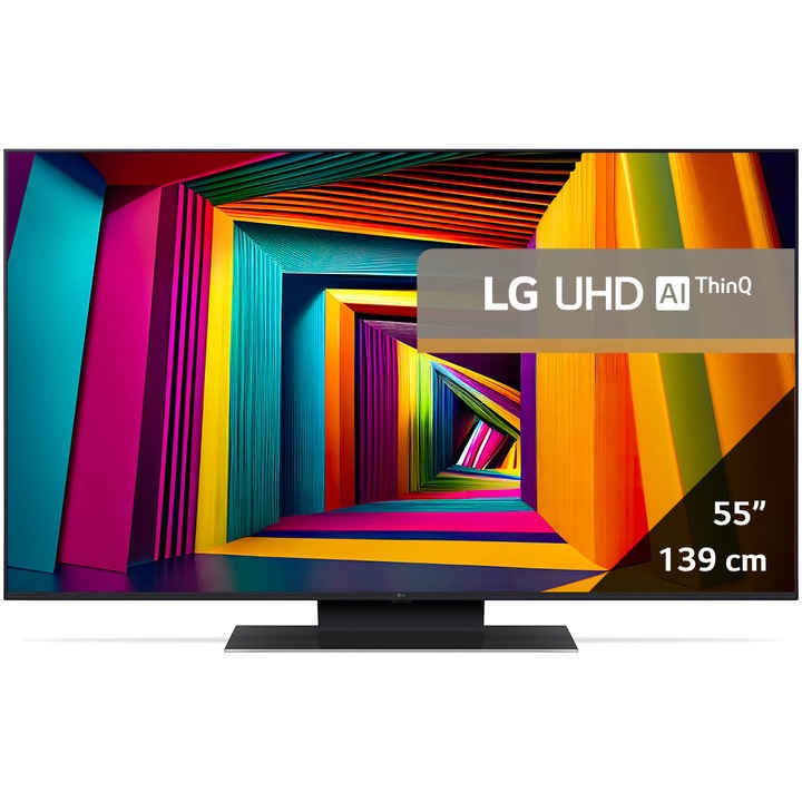 Телевизор LG LED 55UT91003LA, 55" (139 см), Smart, 4K Ultra HD, Клас F (Модел 2024)