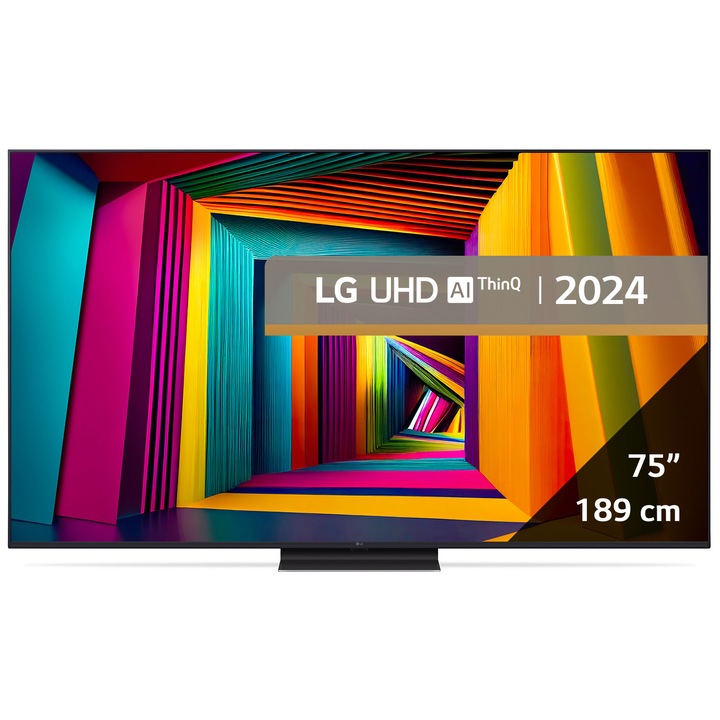 Телевизор LG LED 75UT91003LA, 75" (189 см), Smart, 4K Ultra HD, Клас E (Модел 2024)