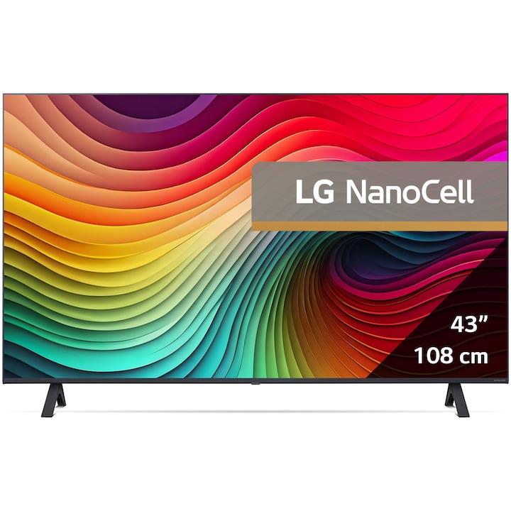 Телевизор LG NanoCell 43NANO81T3A, 43" (108 см), Smart, 4K Ultra HD, Клас G (Модел 2024)