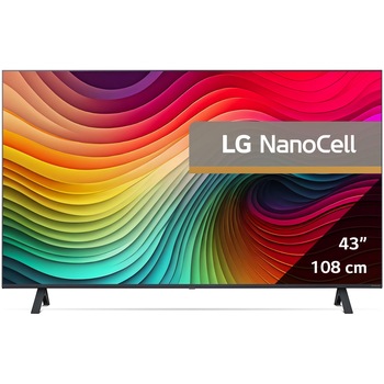 Televizor LG NanoCell 43NANO81T3A, 108 cm, Smart, 4K Ultra HD, Clasa G