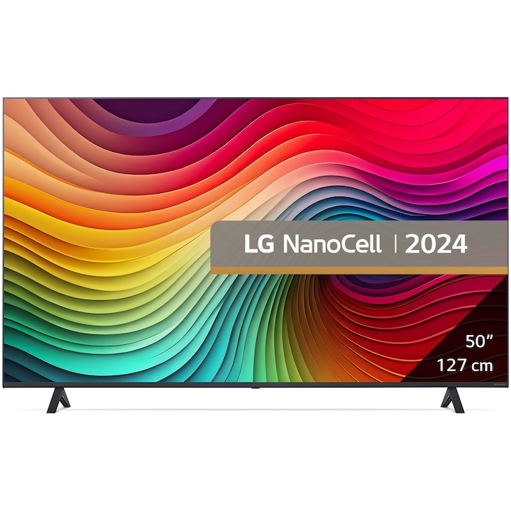 Телевизор LG NanoCell 50NANO81T3A, 50" (126 см), Smart, 4K Ultra HD, Клас G (Модел 2024)