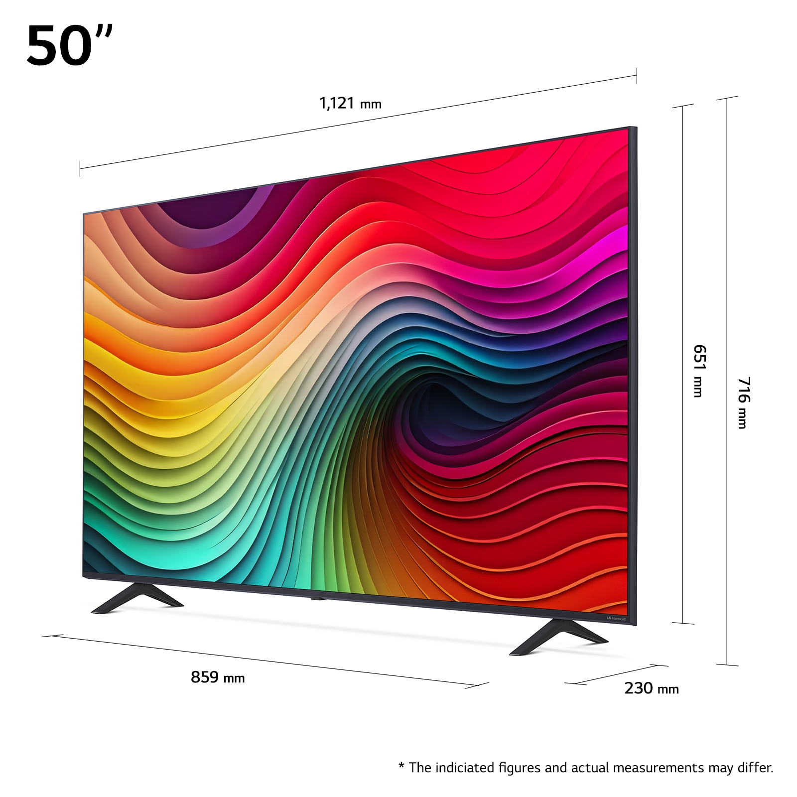 Televizor LG NanoCell 50NANO81T3A, 126 cm, Smart, 4K Ultra HD, Clasa G