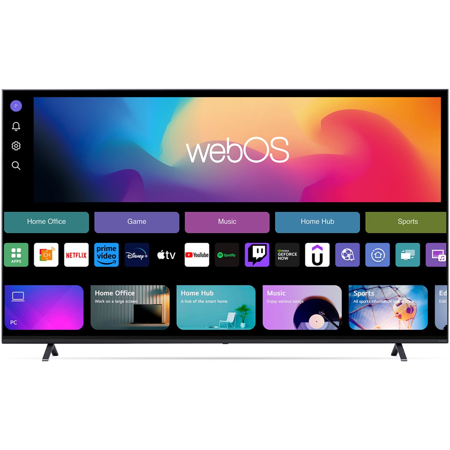 Televizor LG NanoCell 86NANO81T3A, 218 cm, Smart, 4K Ultra HD, 100 Hz, Clasa G
