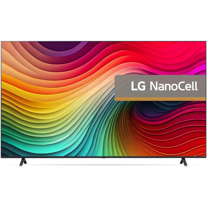 Телевизор LG NanoCell LED 86NANO81T6A, 86" (218 см), Smart, 4K Ultra HD, 100 Hz, Клас G (Модел 2024)