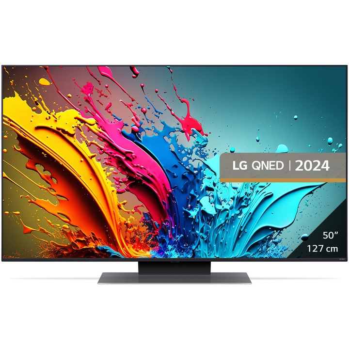 Televizor LG QNED 50QNED86T3A, 126 cm, Smart, 4K Ultra HD, 100 Hz, Clasa E (Model 2024)