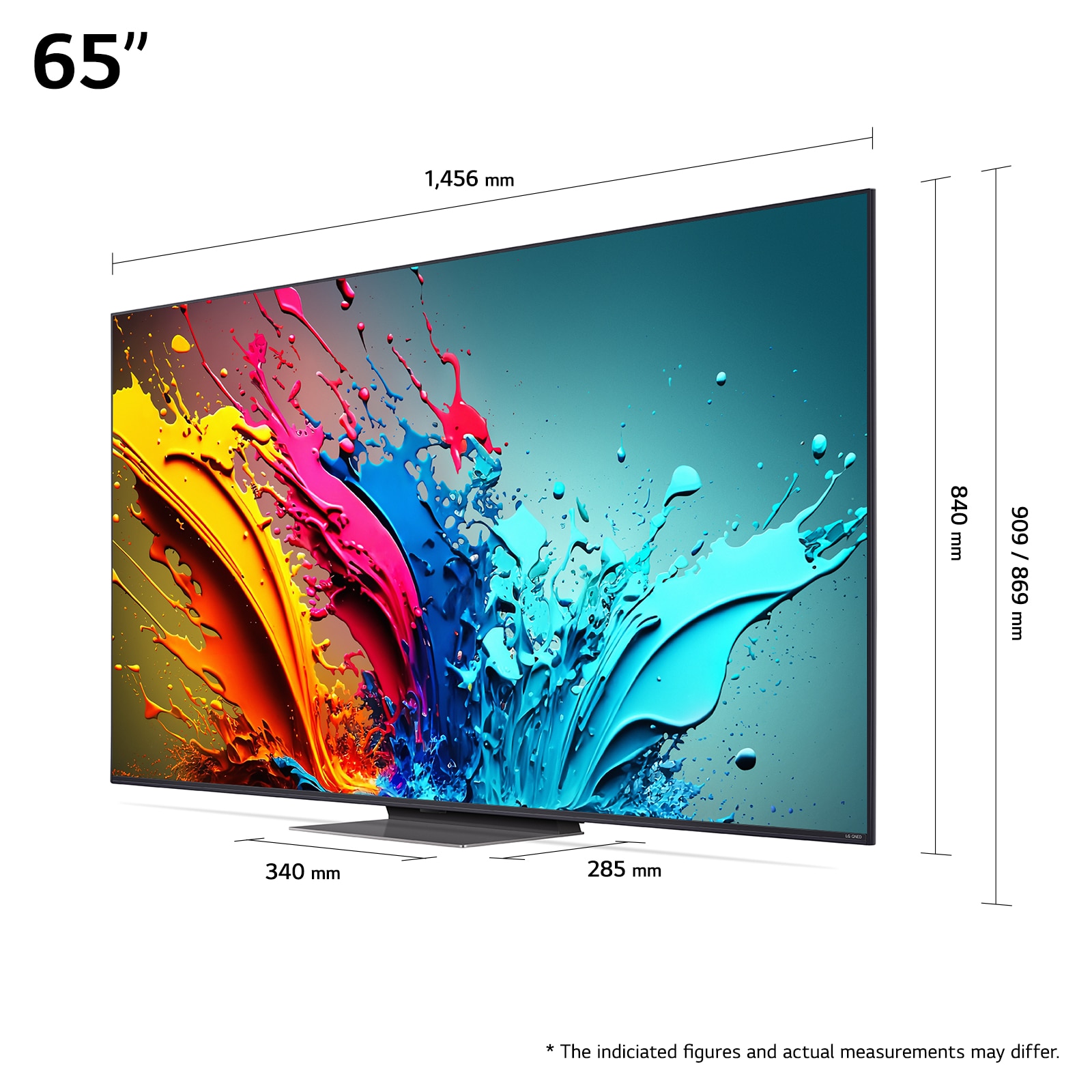 Televizor LG QNED 65QNED86T3A, 164 cm, Smart, 4K Ultra HD, 100 Hz, Clasa E