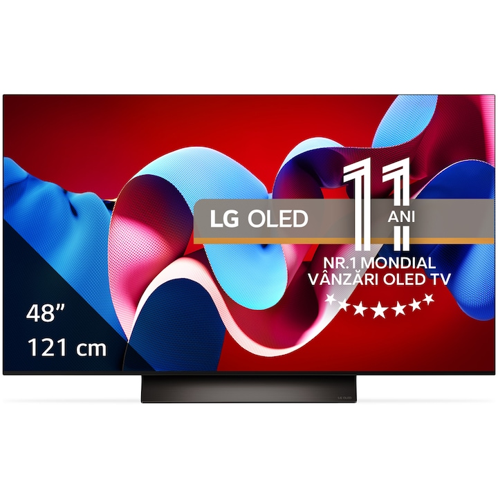 Телевизор OLED evo 48C41LA, 48" (121 см), Smart, 4K Ultra HD, 100 Hz, Клас G (Модел 2024)