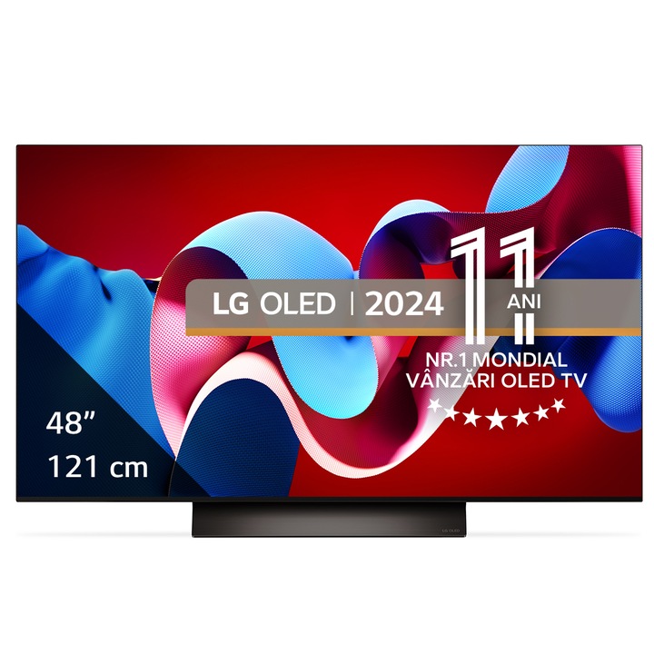 Телевизор LG OLED evo 48C41LA, 48" (121 см), Smart, 4K Ultra HD, 100 Hz, Клас G (Модел 2024)