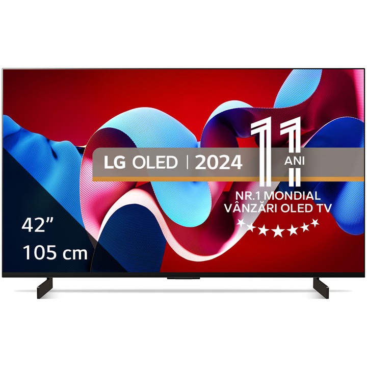 LG OLED42C41LA OLED Evo Smart TV, 4K Ultra HD, HDR,webOS ThinQ AI 106 cm
