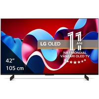 Televizor LG OLED evo 42C41LA, 105 cm, Smart, 4K Ultra HD, 100 Hz, Clasa G
