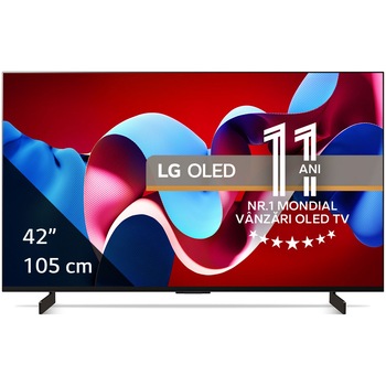 Televizor LG OLED evo 42C41LA, 105 cm, Smart, 4K Ultra HD, 100 Hz, Clasa G