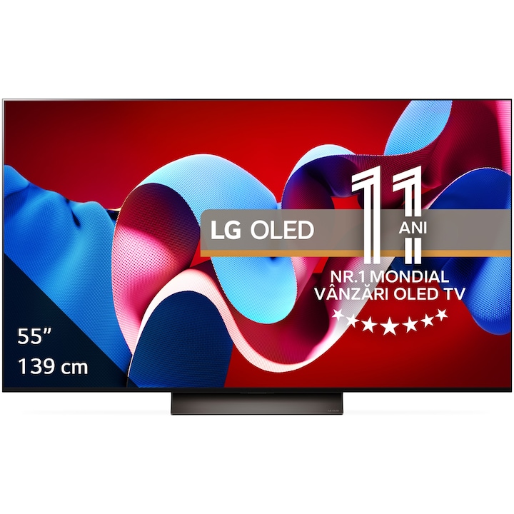 Телевизор OLED evo 55C41LA, 55" (139 см), Smart, 4K Ultra HD, 100 Hz, Клас G (Модел 2024)