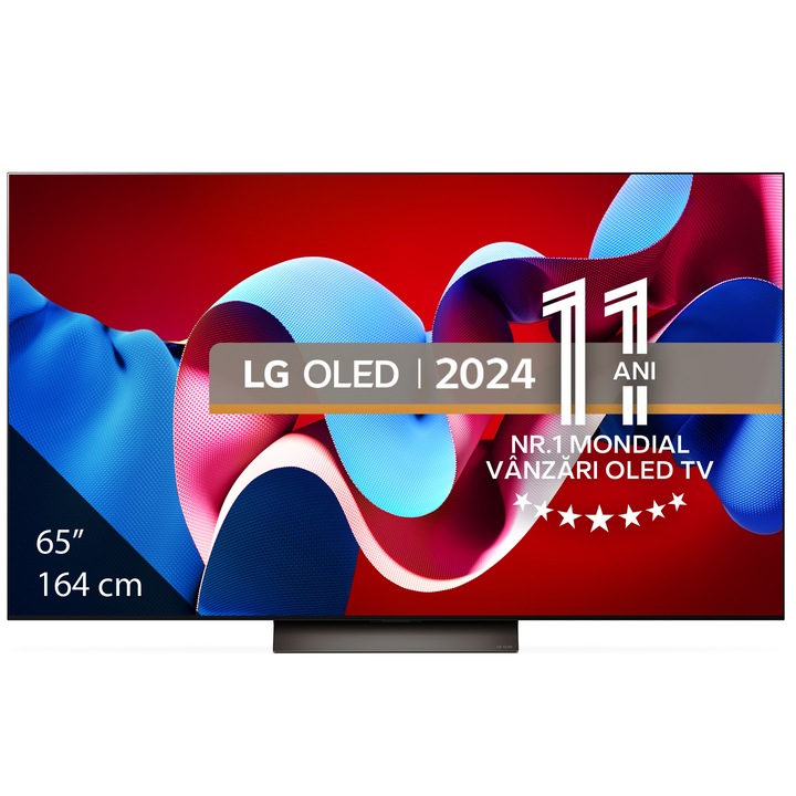 Телевизор LG OLED evo 65C41LA, 65" (164 см), Smart, 4K Ultra HD, 100 Hz, Клас F (Модел 2024)