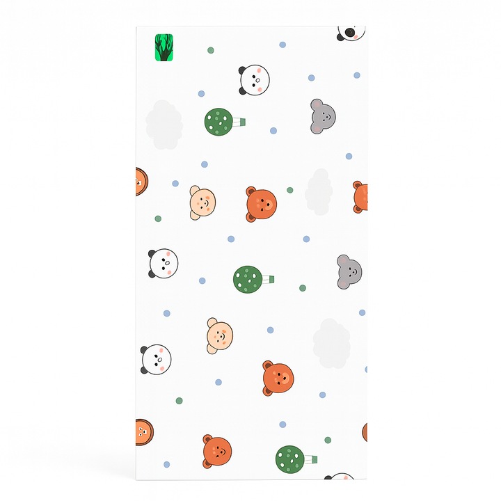 Set 10x Tapet Marmura, AT PERFORMANCE®, suprafata acoperire 1.8 mp, autoadeziv, waterproof, usor de montat, design modern, 30x60 cm, Alb cu model colorat