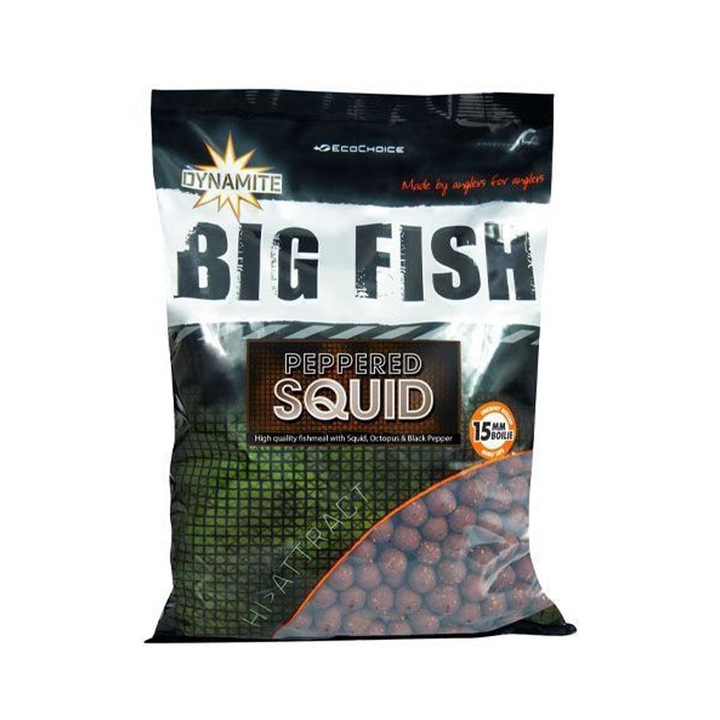Boilies Dynamite Baits Peppered Squid 20mm/5kg