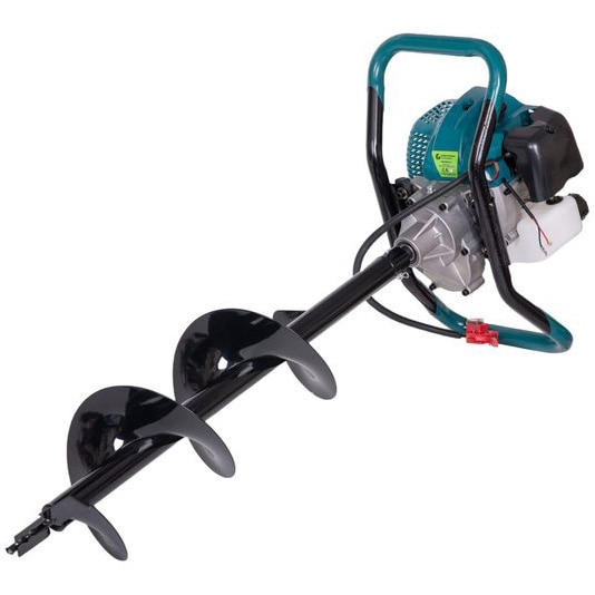 Motoburghiu foreza de pamant Gospodarul Profesionist ED520 - 3 CP, 3 burghie incluse (100,150,200mm)