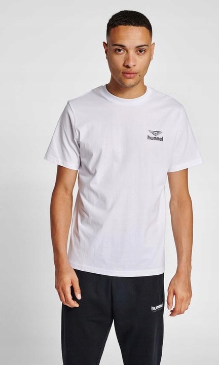 Uniszex póló, Hummel, pamut, fehér, M INTL