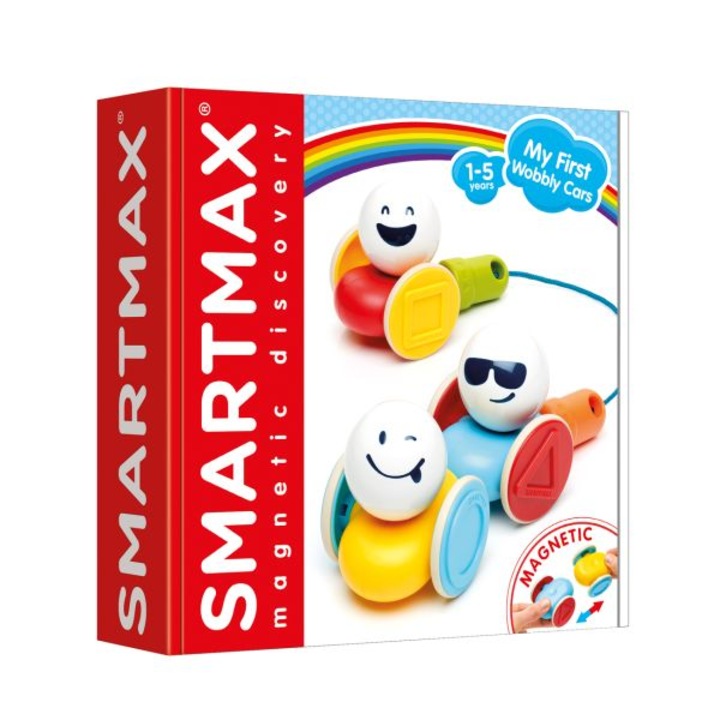 Играчка за бутане за деца SmartMax, Gamer-cafe, Пластмаса, Smartmax: My first car dear, 1-5 years, Multicolor