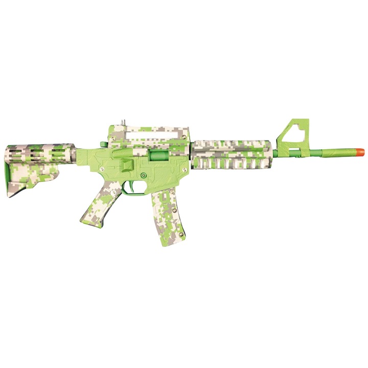 Комплект детска играчка Max Fuchs Paper Shooter Spitball Blaster, За сглобяване на автомат с хартиени топчета,138 части