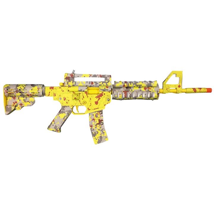 Kit arma cu munitie din hartie Zombie Slayer, Paper Shooters, 138 piese, 14 +, Multicolor
