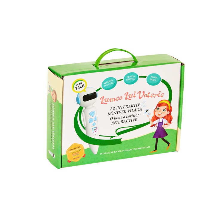 I3 idegen nyelv tanulása játékon keresztül, 3-12 év, 3 könyv, hangtoll, 60 tanóra, tananyag, Angol-Magyar-Nemet