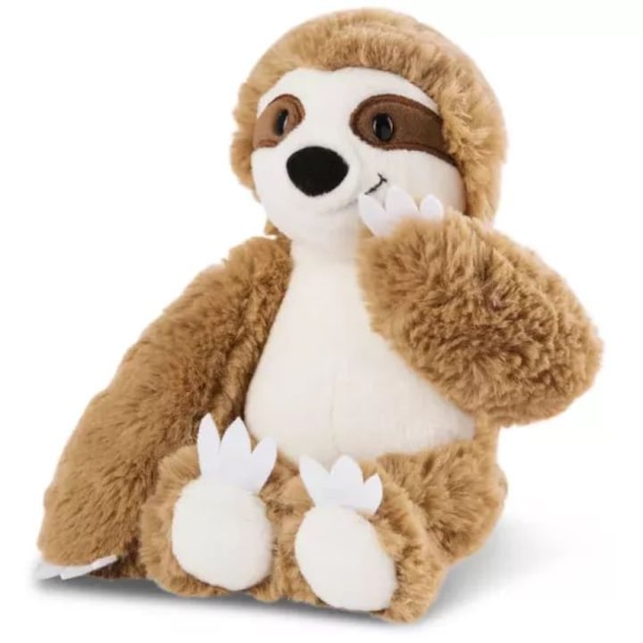 Jucarie de plus, Nici, 20 cm, Alb/Maro