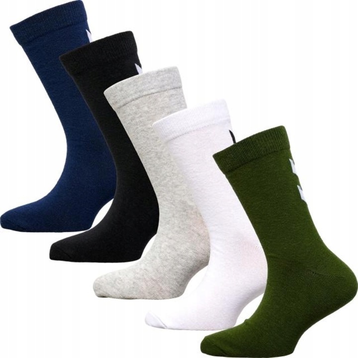 Комплект от 5 чифта детски чорапи Hummel Памук/Полиестер Многоцветни 24-27