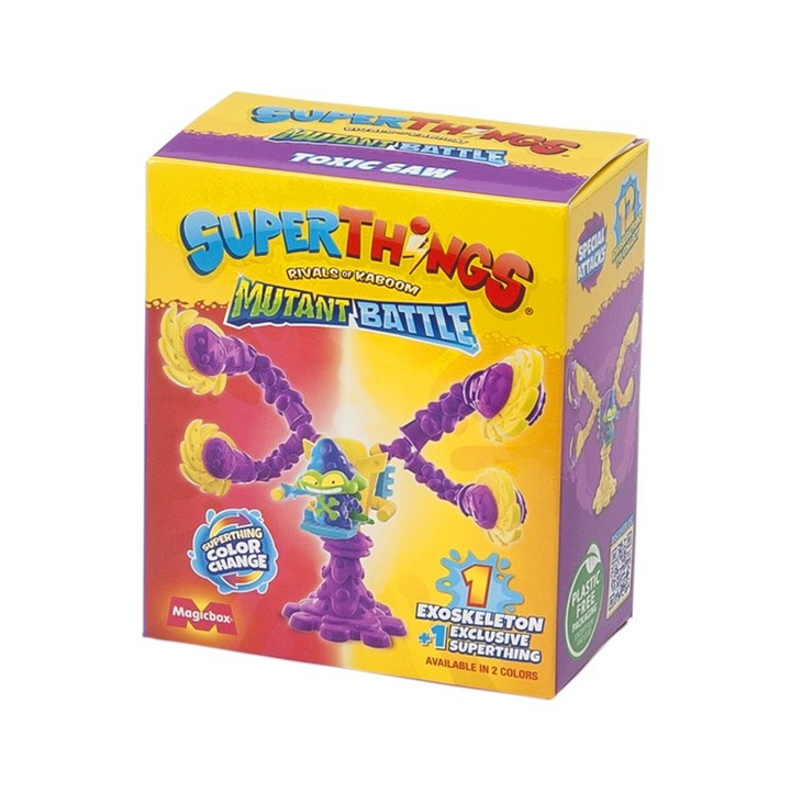 Se figurina/exoschelet surpriza SuperThings, Magic Box, 9x7.5x4.5 cm, Multicolor