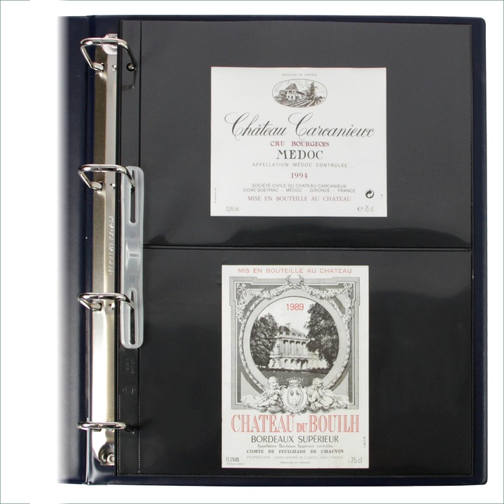 Set 5 folii pentru carti postale, Safe Albums, Premium 7336, 2 buzunare de 120 x 175 mm