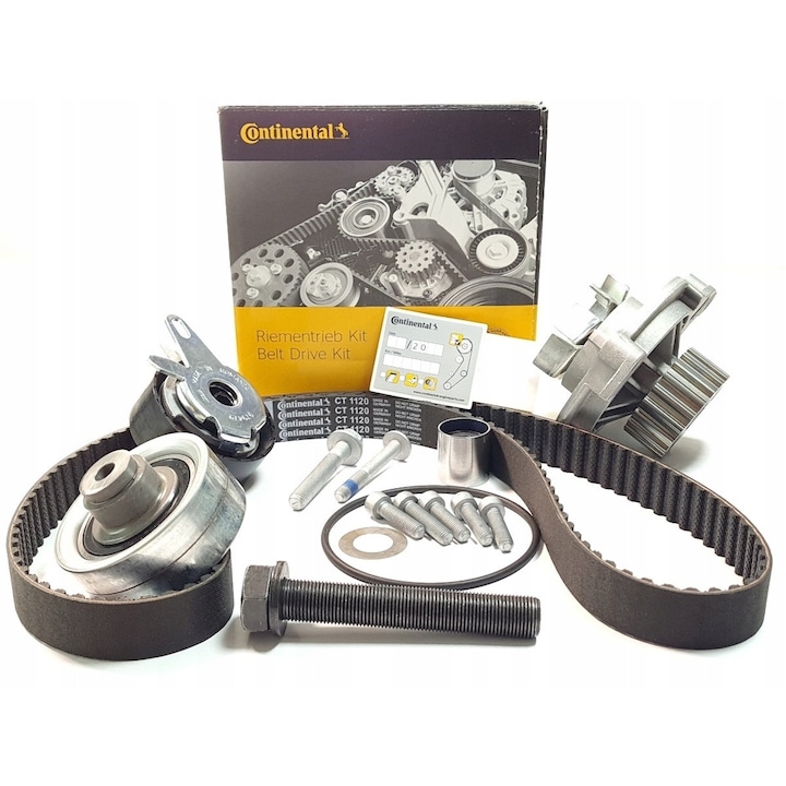 Kit distributie/pompa apa, Continental, CT1120WP, Pentru VW Crafter 2.5TDI, Negru/Argintiu