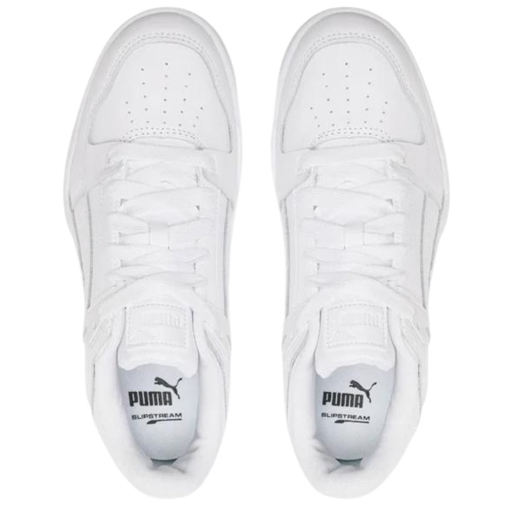 Férfi tornacipő, Puma, Természetes bőr, Fehér, Fehér