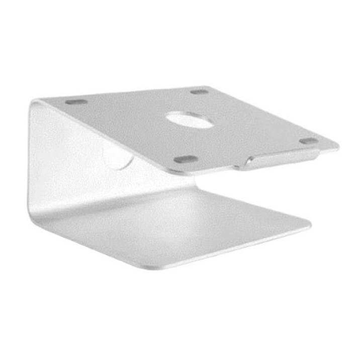 Suport pentru laptop, Maclean, aluminiu, argintiu