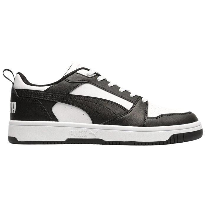 Мъжки обувки, Puma, Rebound v6 Low, Бял/Черен