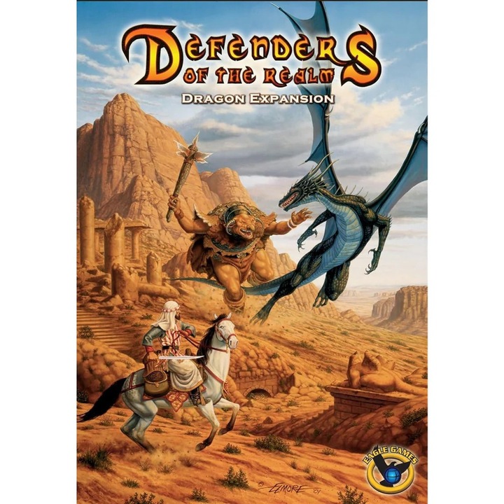 Разширение Defenders of the Realm, The Dragon Expansion, Eagle Games, Английски, 14+, Многоцветен