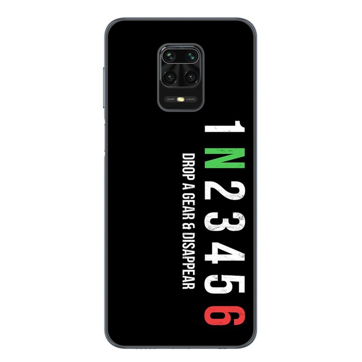 Husa compatibila cu Xiaomi Redmi Note 9 Pro Silicon Gel Tpu Model Gears