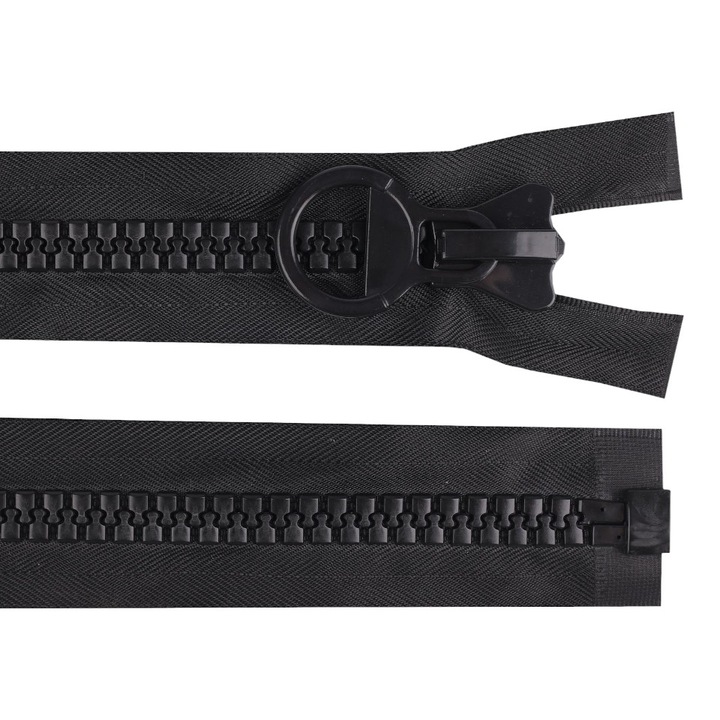 Подвижен пластмасов цип бр. 20 Chrysalis, дължина 60 см, черни