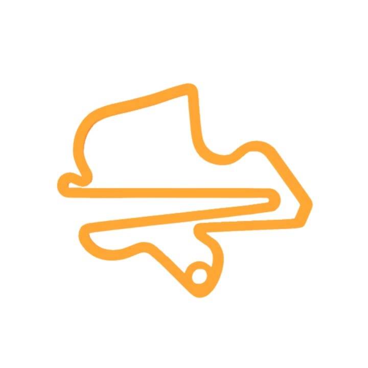 Breloc chei, "FORMULA 1 SEPANG", 42X 50 mm portocaliu