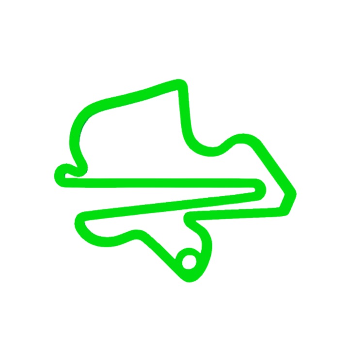 Breloc chei, "FORMULA 1 SEPANG", 42X 50 mm verde