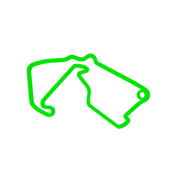 Breloc chei, "FORMULA 1 SILVERSTONE", 31X 50 mm verde