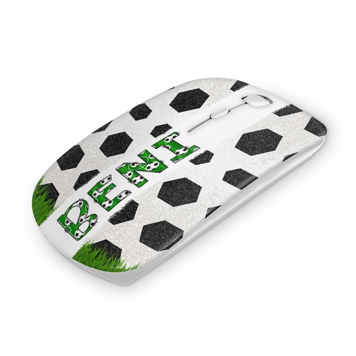 Mouse, Mobiltokguru, Model fotbal, Wireless, Beni, Multicolor
